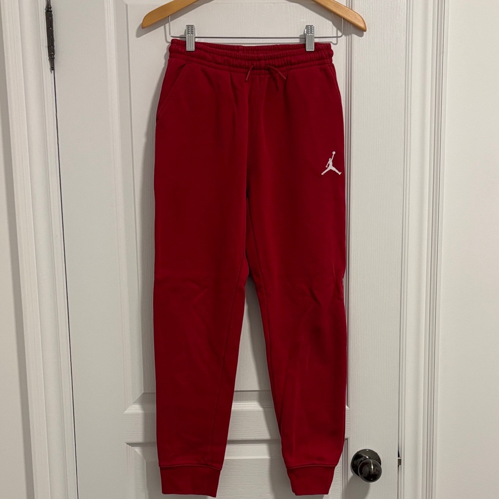 Jordan Kids Bright Red Sweatpants